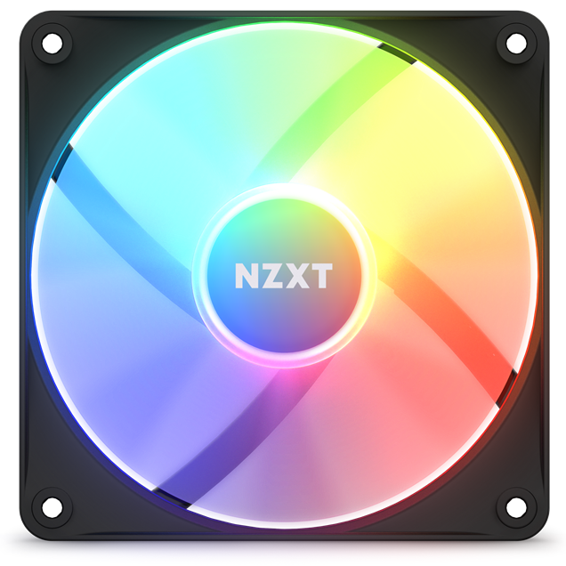 NZXT F120 RGB Core 120mm Hub-Mounted RGB Fan in Black