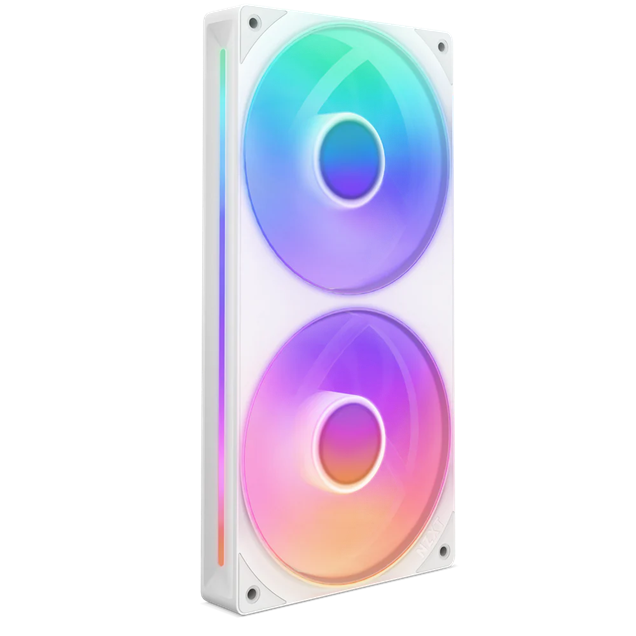 NZXT F240 RGB Core 240mm Uni-body Fan in White