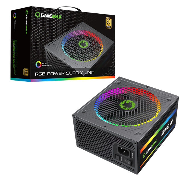 850W GameMax RGB Pro Modular 80 Plus Gold PSU