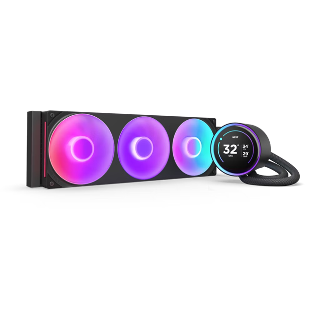 NZXT Kraken Elite 360 RGB V2 (2024) 360mm AiO Liquid CPU Cooler in Black