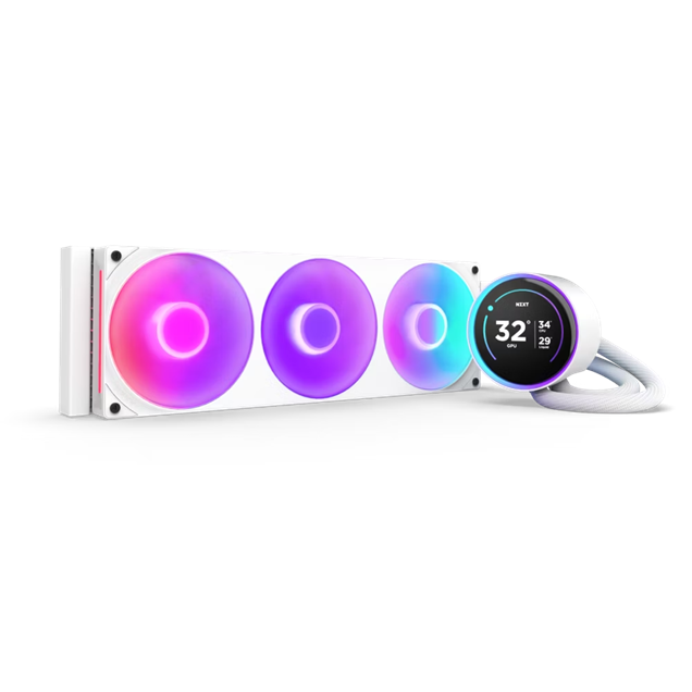 NZXT Kraken Elite 360 RGB V2 (2024) 360mm AiO Liquid CPU Cooler in White