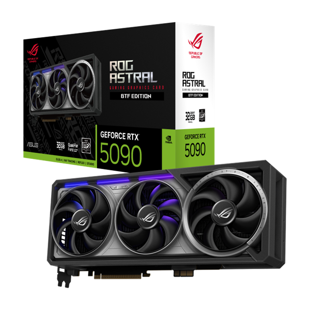 ASUS GeForce RTX 5090 ROG Astral BTF 32GB GDDR7 Graphics Card