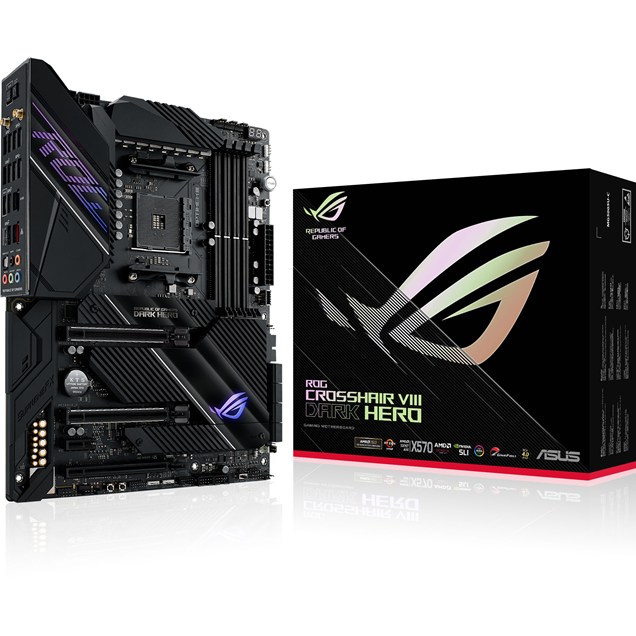 ASUS ROG Crosshair VIII Dark Hero ATX Motherboard for AMD AM4 CPUs