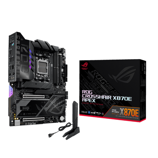 ASUS ROG Crosshair X870E Apex ATX Motherboard for AMD Socket AM5 CPUs