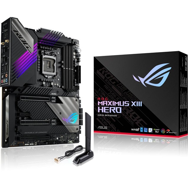 ASUS ROG Maximus XIII Hero ATX Motherboard for Intel LGA1200 CPUs