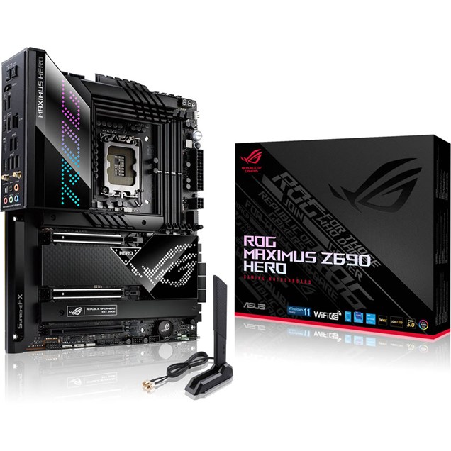 ASUS ROG Maximus Z690 Hero eATX Motherboard for Intel LGA1700 CPUs