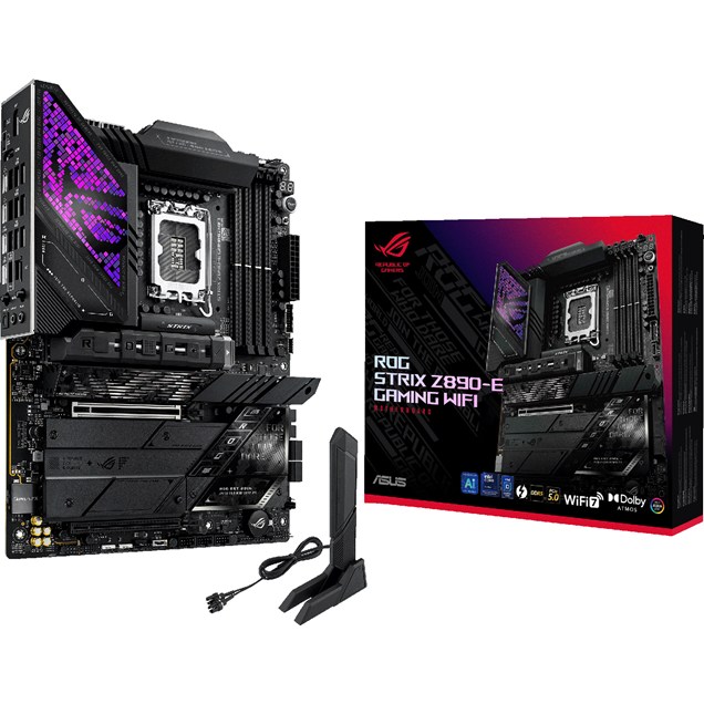 ASUS ROG Strix Z890-E Gaming WiFi ATX Motherboard for Intel Socket 1851 CPUs