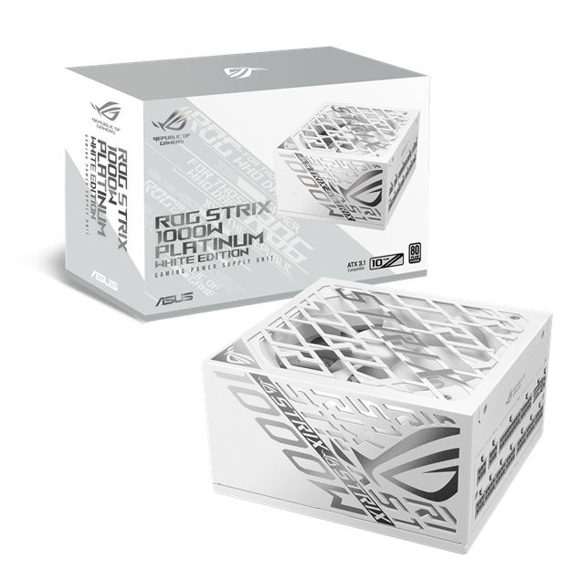 1000W ASUS ROG Strix Platinum White Edition Modular 80 Plus Platinum PSU