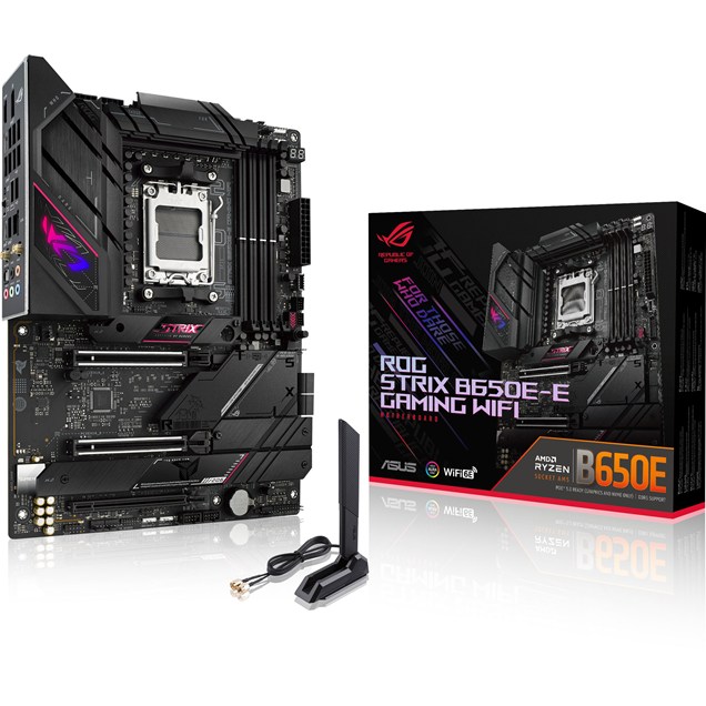 ASUS ROG Strix B650E-E Gaming WiFi ATX Motherboard for AMD AM5 CPUs