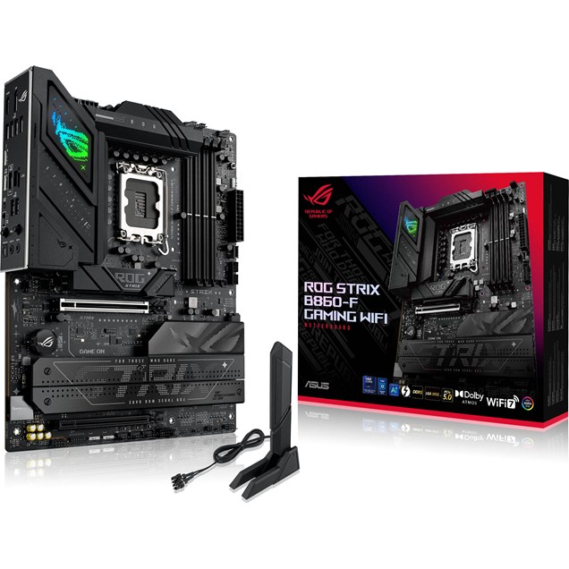 ASUS ROG Strix B860-F Gaming WiFi ATX Motherboard for Intel LGA1851 CPUs