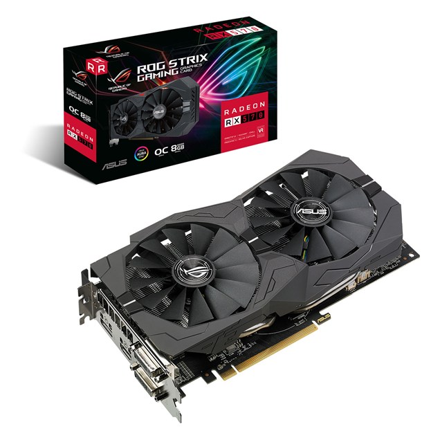 ASUS Radeon RX 570 Strix Edition OC 8GB Graphics Card