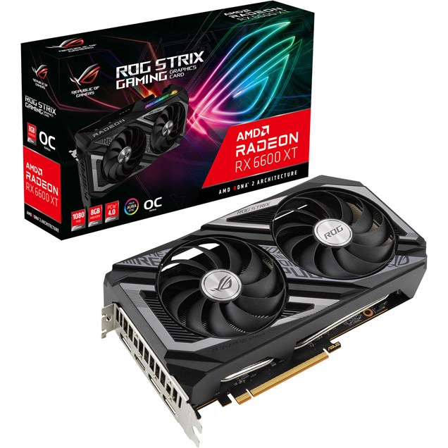 ASUS Radeon RX 6600 XT Strix Edition OC 8GB Graphics Card