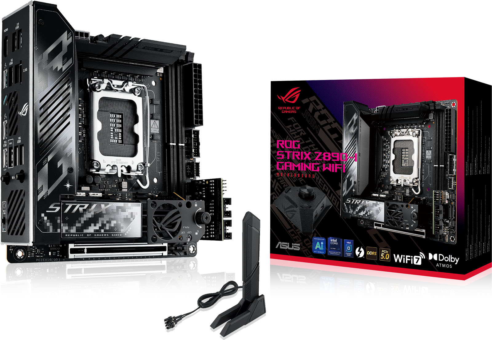 ASUS ROG Strix Z890-I Gaming WiFi Intel LGA1851 Motherboard - CCL