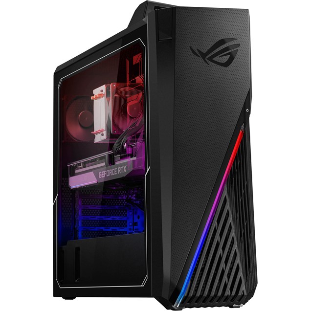 ASUS ROG Strix GA15 G15DK Gaming PC, Ryzen 7 5800X, 16GB RAM, 1TB SSD, 1TB HDD, GeForce RTX 3060 12GB, W10H