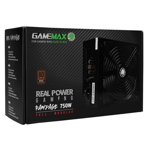 750W GameMax RPG Rampage Modular 80 Plus Bronze PSU