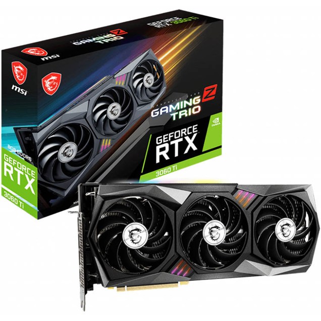 MSI GeForce RTX 3060 Ti GAMING Z TRIO LHR OC 8GB Graphics Card
