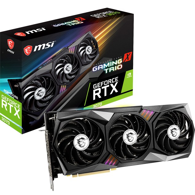 MSI GeForce RTX 3070 GAMING X TRIO OC 8GB Graphics Card