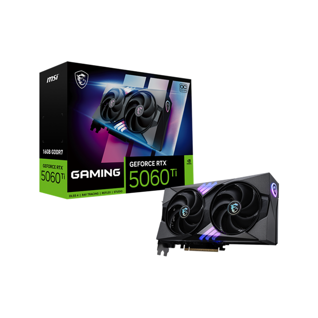 MSI GeForce RTX 5060 Ti GAMING OC 16GB GDDR7 Graphics Card
