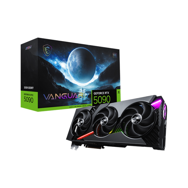MSI GeForce RTX 5090 VANGUARD SOC 32GB GDDR7 Graphics Card