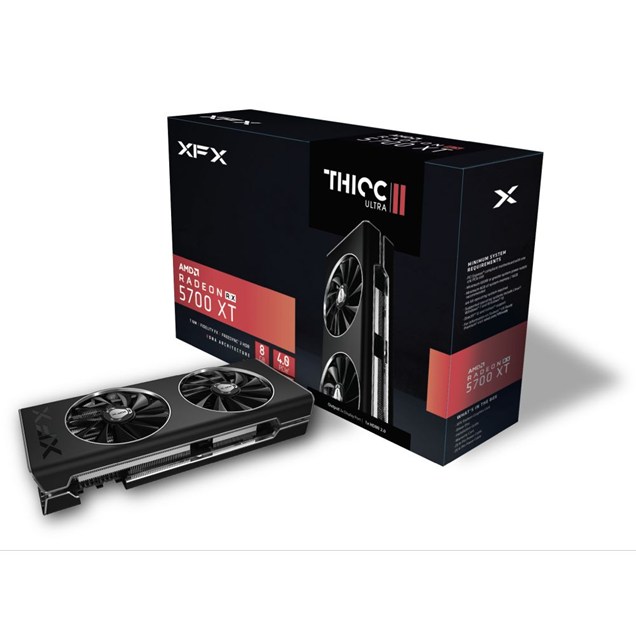 XFX Radeon RX 5700 XT THICC II OC 8GB Graphics Card