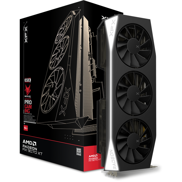 XFX Radeon RX 9070 XT Mercury 16GB GDDR6 Graphics Card