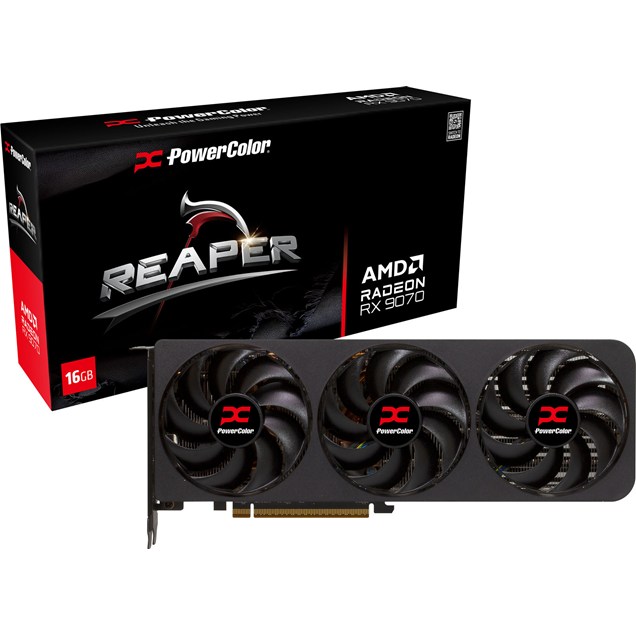PowerColor Radeon RX 9070 Reaper 16GB GDDR6 Graphics Card