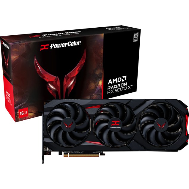 PowerColor Radeon RX 9070 XT Red Devil OC 16GB GDDR6 Graphics Card