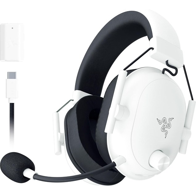 Razer BlackShark V2 HyperSpeed Wireless Ultra-Lightweight Esports Headset in White