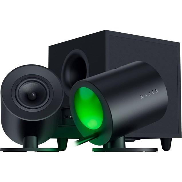 Razer Nommo V2 Full-Range 2.1 PC Gaming Speakers with Wired Subwoofer