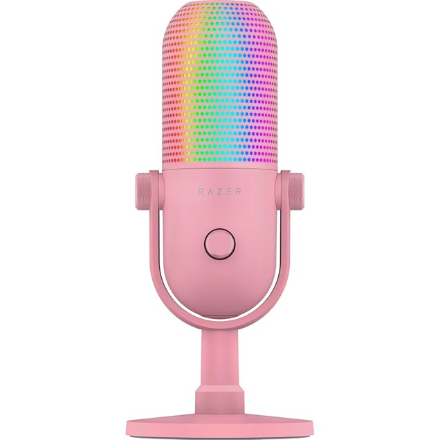 Razer Seiren V3 Chroma RGB USB Microphone in Quartz