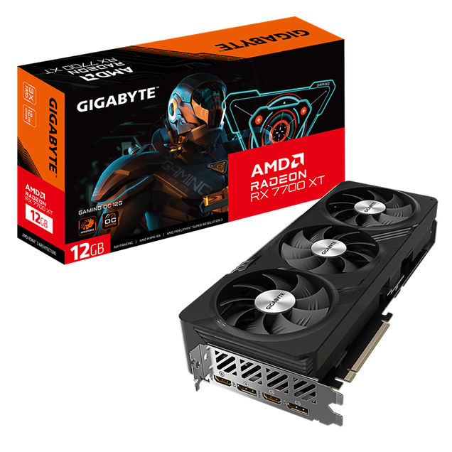 Gigabyte Radeon RX 7700 XT GAMING OC 12GB GDDR6 Graphics Card