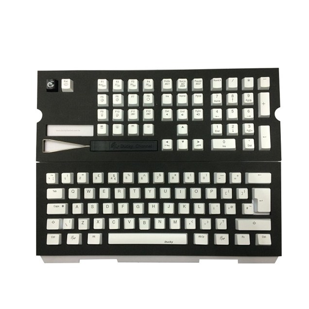 Ducky Shine 4 ABS Backlight Compatible Keycaps White UK