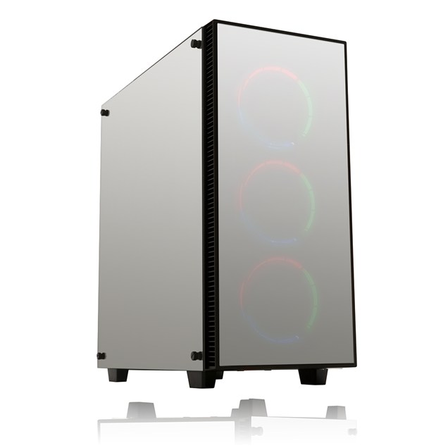 GameMax Sapphire Mid Tower Gaming Case - Black 