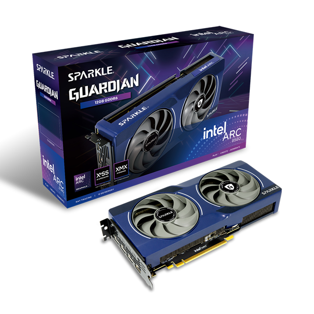 SPARKLE Intel Arc B580 GUARDIAN 12GB GDDR6 Graphics Card