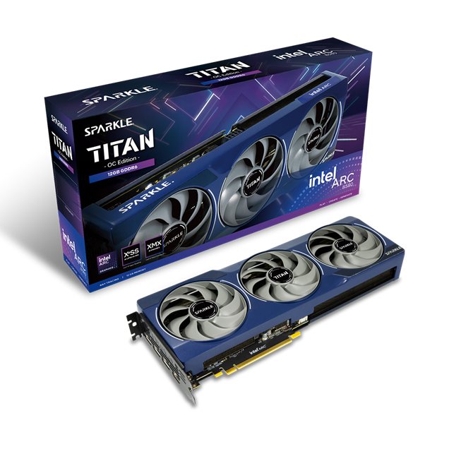 SPARKLE Intel Arc B580 TITAN OC 12GB GDDR6 Graphics Card