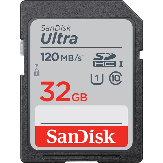 32GB SanDisk Ultra UHS-1 (U1) SD Card 