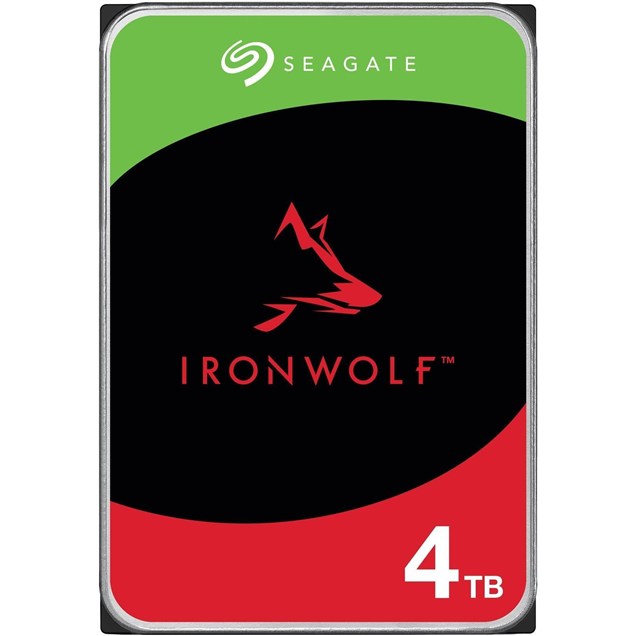 4TB Seagate Ironwolf 3.5" SATA 6GB/s Hard Drive - 5400RPM, 64MB Cache