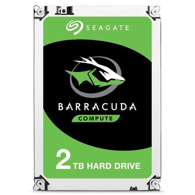 Seagate BarraCuda 2TB SATA III 3.5" Hard Drive - 5400RPM, 256MB