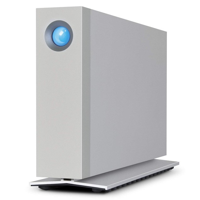 LaCie d2 Thunderbolt 3 10TB Desktop External Hard Drive in White