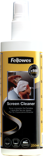 Fellowes (250ml) Screen Cleaning Spray for Glass Scanner Bed, PDA, Screen Filter, CRT or TFT/LCD Monitor and Laptop Screen