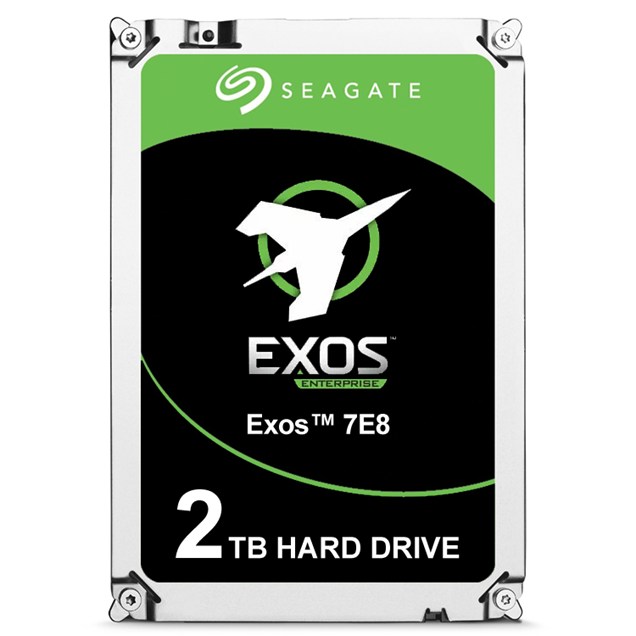 Seagate Exos 7E8 2TB SAS 12Gb/s 3.5" Hard Drive - 7200RPM, 128MB