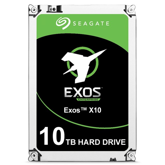 Seagate Exos X10 10TB SAS 12Gb/s 3.5" Hard Drive - 7200RPM, 256MB