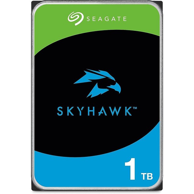 1TB Seagate SkyHawk 3.5" SATA III Hard Drive - 5400RPM, 256MB Cache