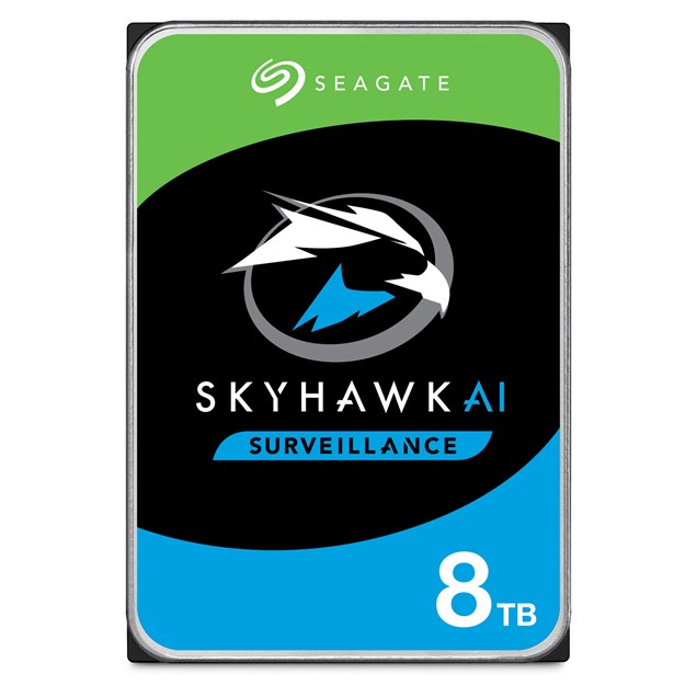 Seagate SkyHawk AI 8TB SATA III 3.5" Hard Drive - 7200RPM, 256MB