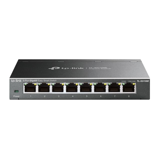 TP-Link TL-SG108E 8-Port Gigabit Desktop Switch 
