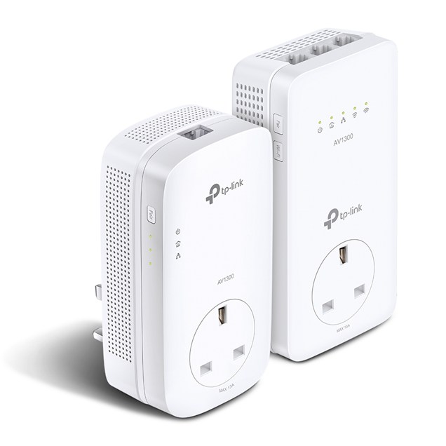 TP-Link TL-WPA8631P KIT WiFi Powerline Kit with Passthrough 