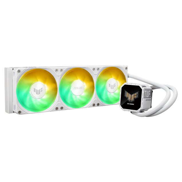 ASUS TUF Gaming LC III 360 ARGB LCD White Edition 360mm AiO Liquid CPU Cooler