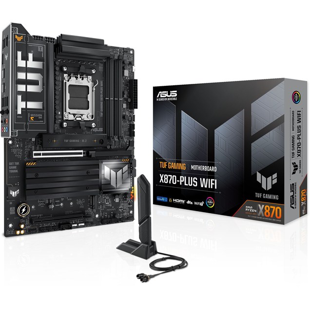ASUS TUF Gaming X870-Plus WiFi ATX Motherboard for AMD AM5 CPUs