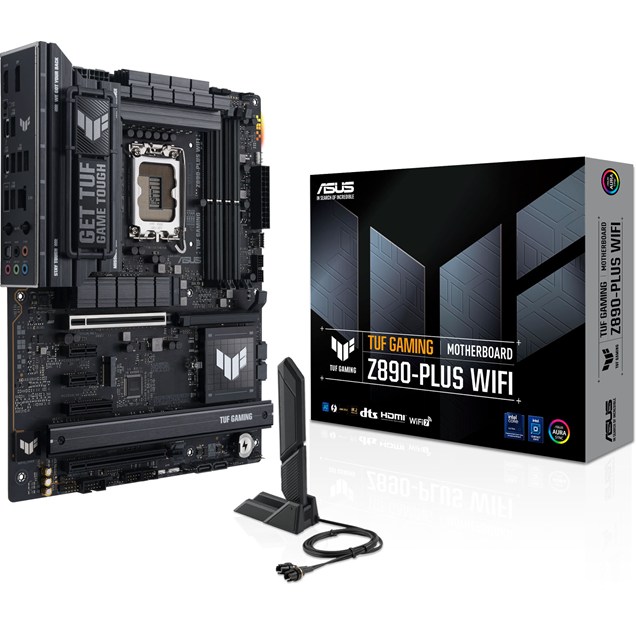 ASUS TUF Gaming Z890-Plus WiFi ATX Motherboard for Intel Socket 1851 CPUs