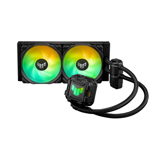 ASUS TUF Gaming LC II 240 ARGB 240mm Liquid CPU Cooler in Black